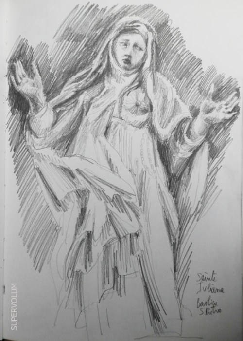 sainte Iulia Basilique Saint Pierre dessin Roma