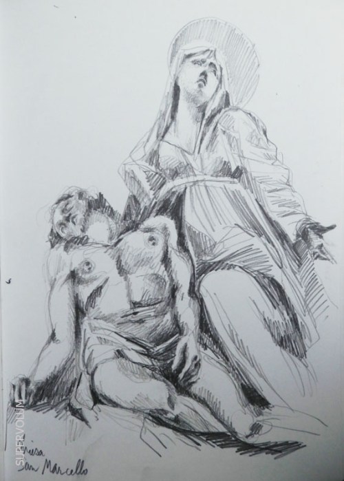 Marie dessin Roma